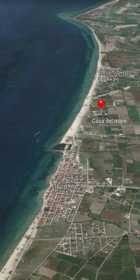 Casa Del Mare Villa Paralía Exteriör bild